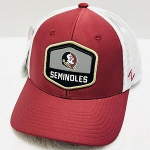 Zephyr Florida State Seminoles Hexagon Hat Cap‎ Adjustable Snapback Red NCAA